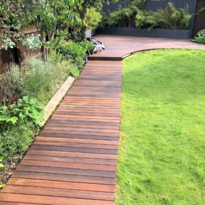 Garden deck after application of Owatrol by Paul Chislett