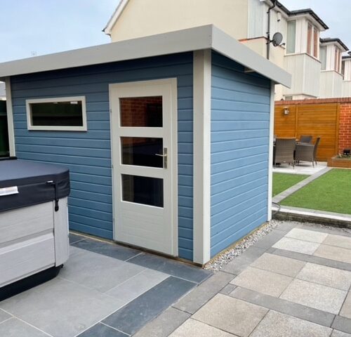 Garden sauna after Owatrol SCS