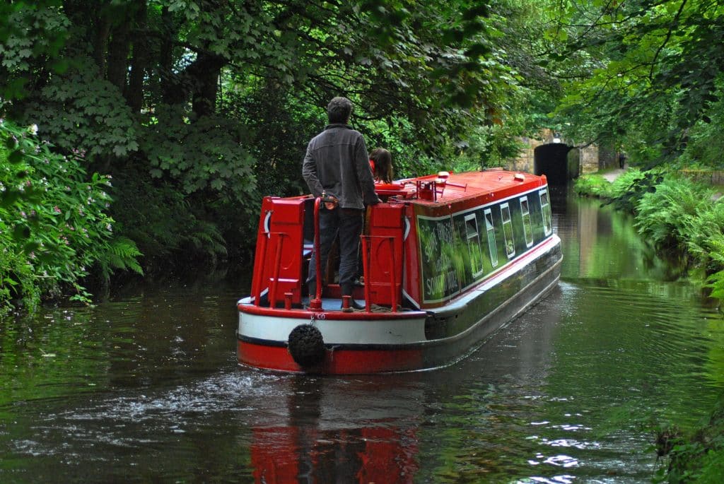 Traditional narrowboat