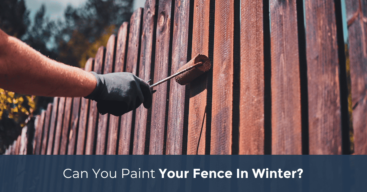 Can you paint your fence in winter? Owatrol Direct