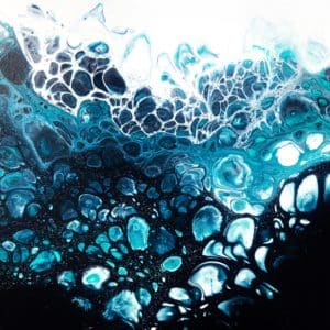 new acrylic paint pour technique