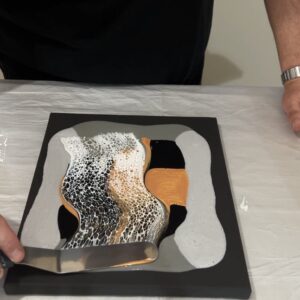 Aussie-trol Paint pouring Lacing Mark Ratcliffe