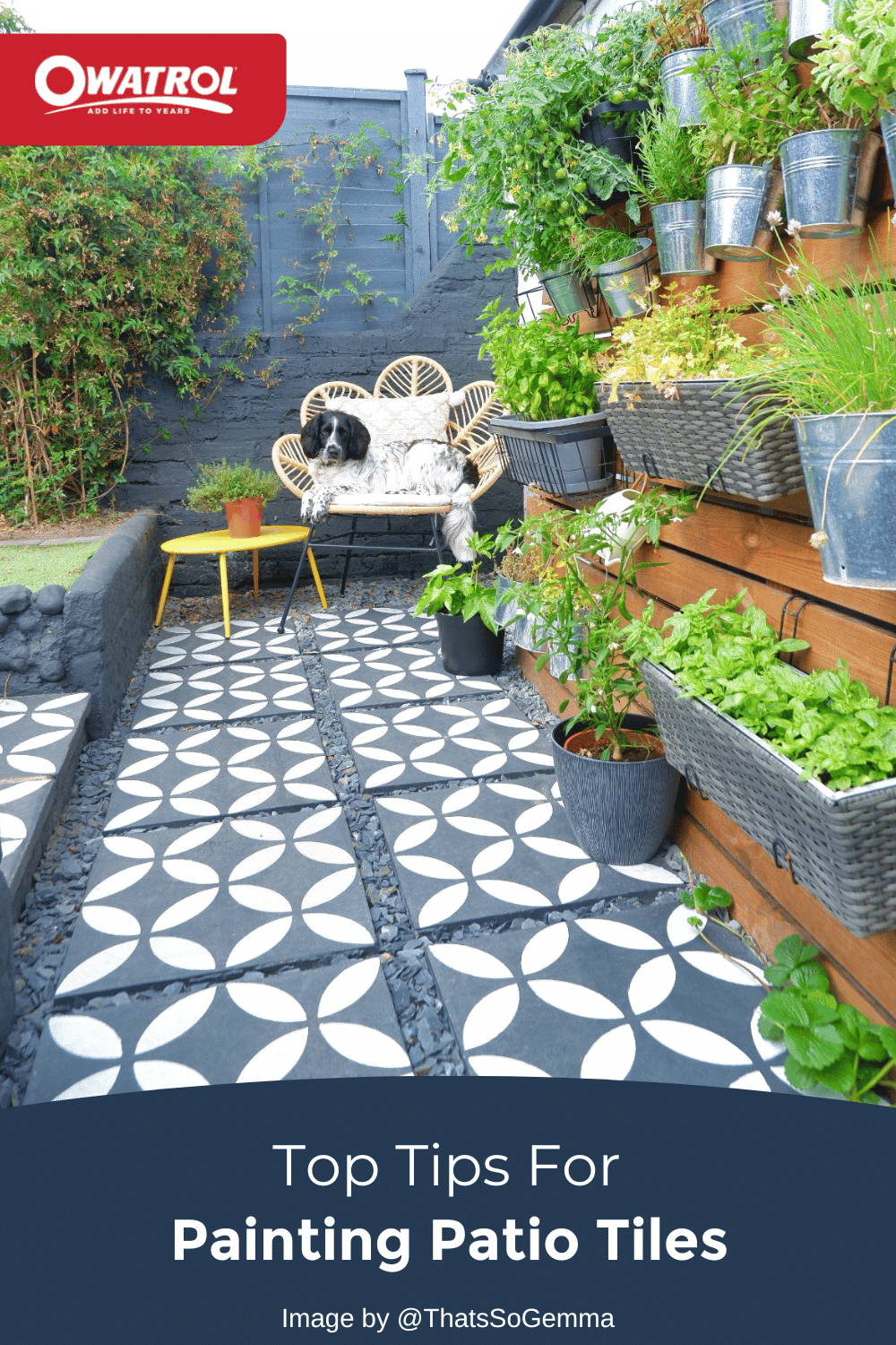 Top tips for painting patio tiles Garden