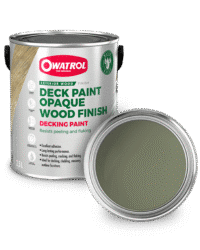 Light Green Decking Paint with tin