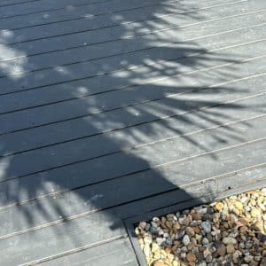 After application of Decking Paint in Black by This Is Mothership