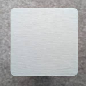Stone Decking Paint swatch - applied to new pine wood in natural lighting.
