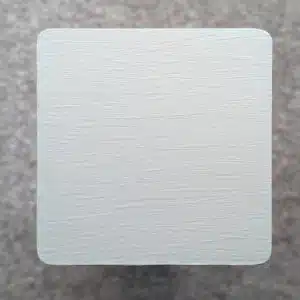 Stone Decking Paint swatch - applied to new pine wood in natural lighting.
