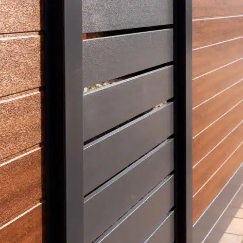 Composite wood fences