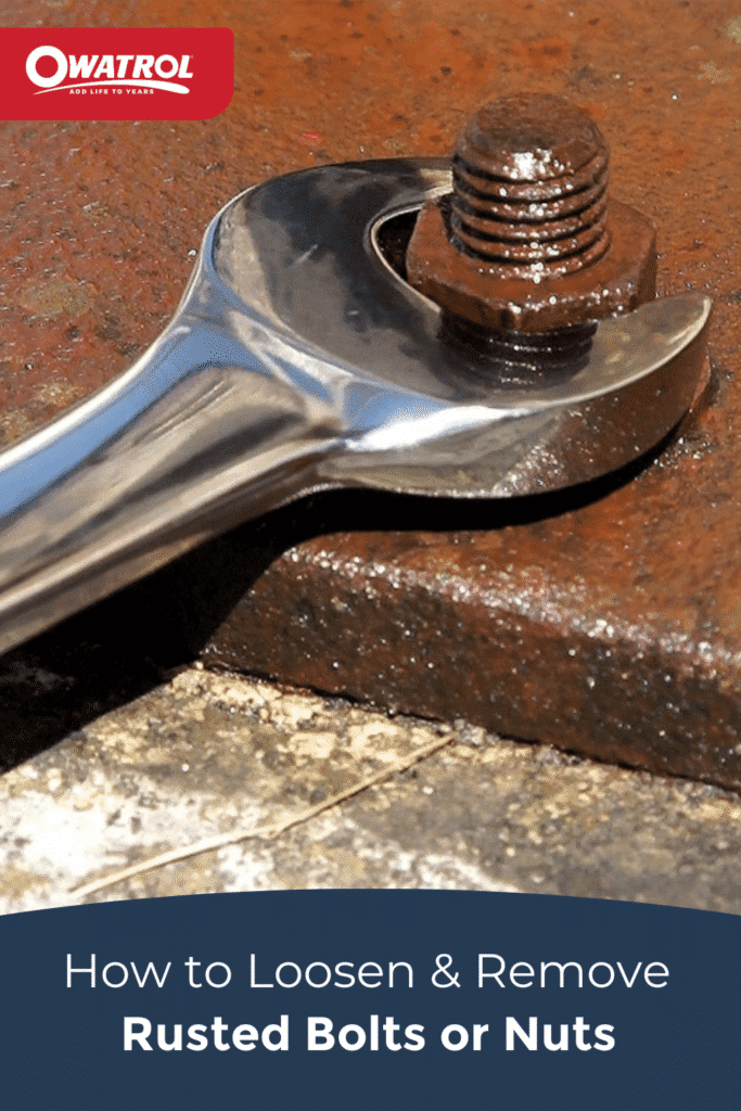 How to loosen and remove rusted bolts or nuts - Pinterest