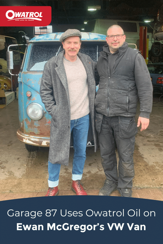 Garage 87 uses Owatrol Oil on Ewan McGregor's VW panel van - Pinterest