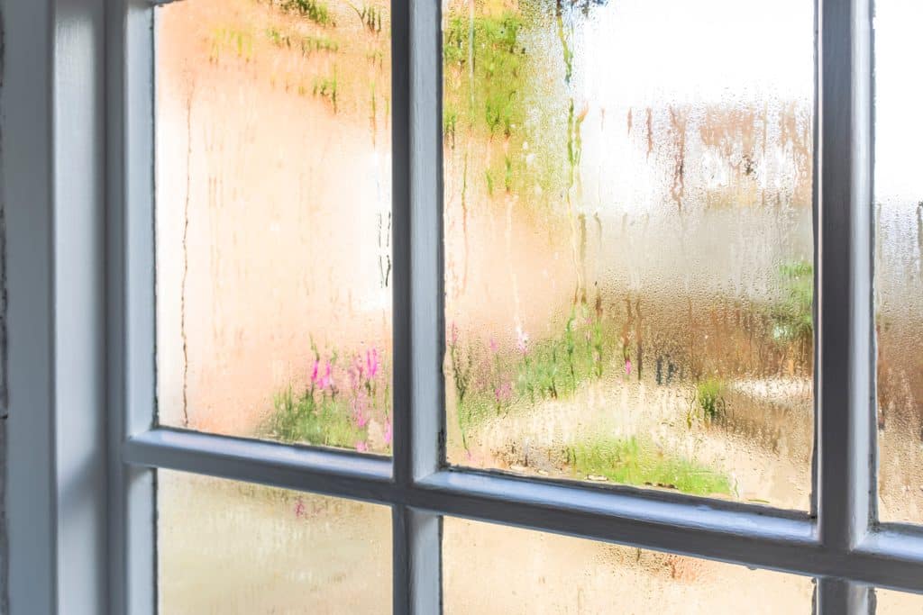 Condensation on internal window