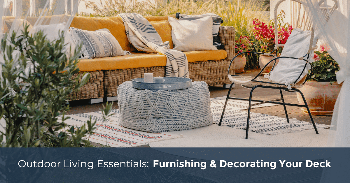 Outdoor Living Essentials Furnishing & Decorating Your Deck Owatrol