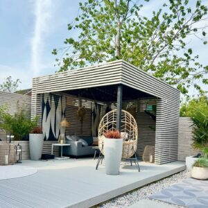 Pergola, deck and fence after Owatrol by Scandi up North