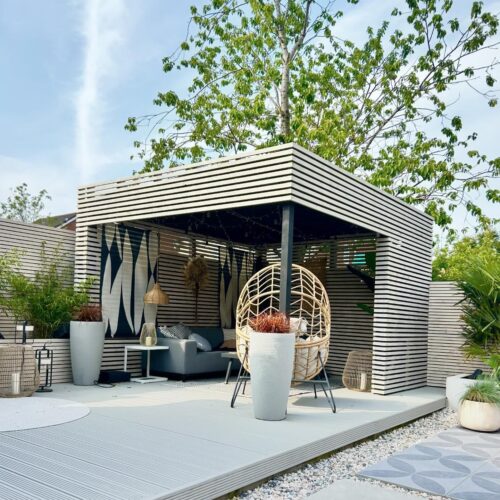 Pergola, deck and fence after Owatrol by Scandi up North