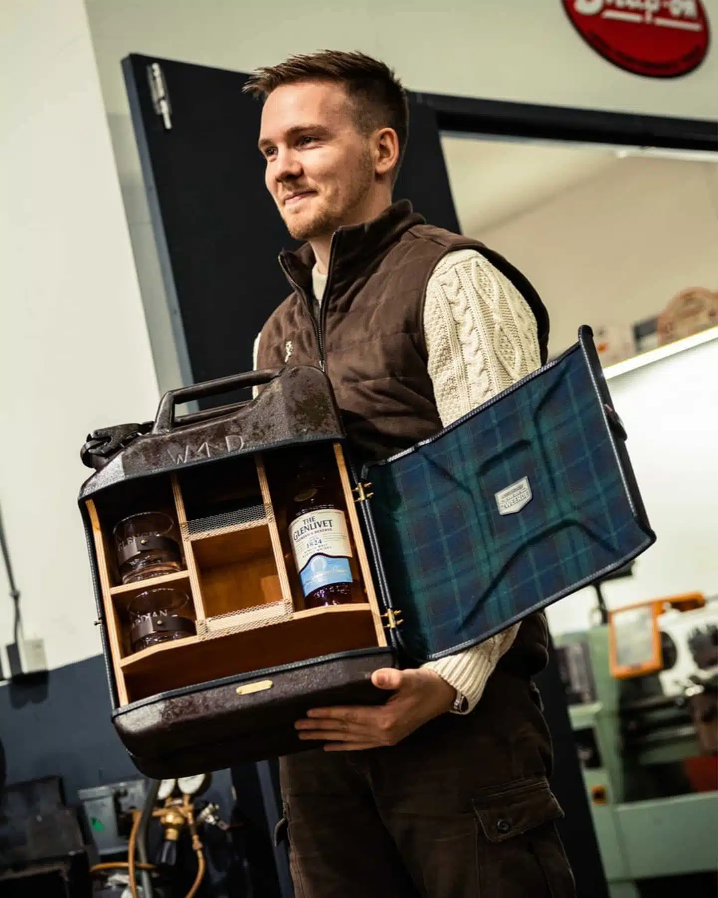 Open jerrycan presented by Glenguardian