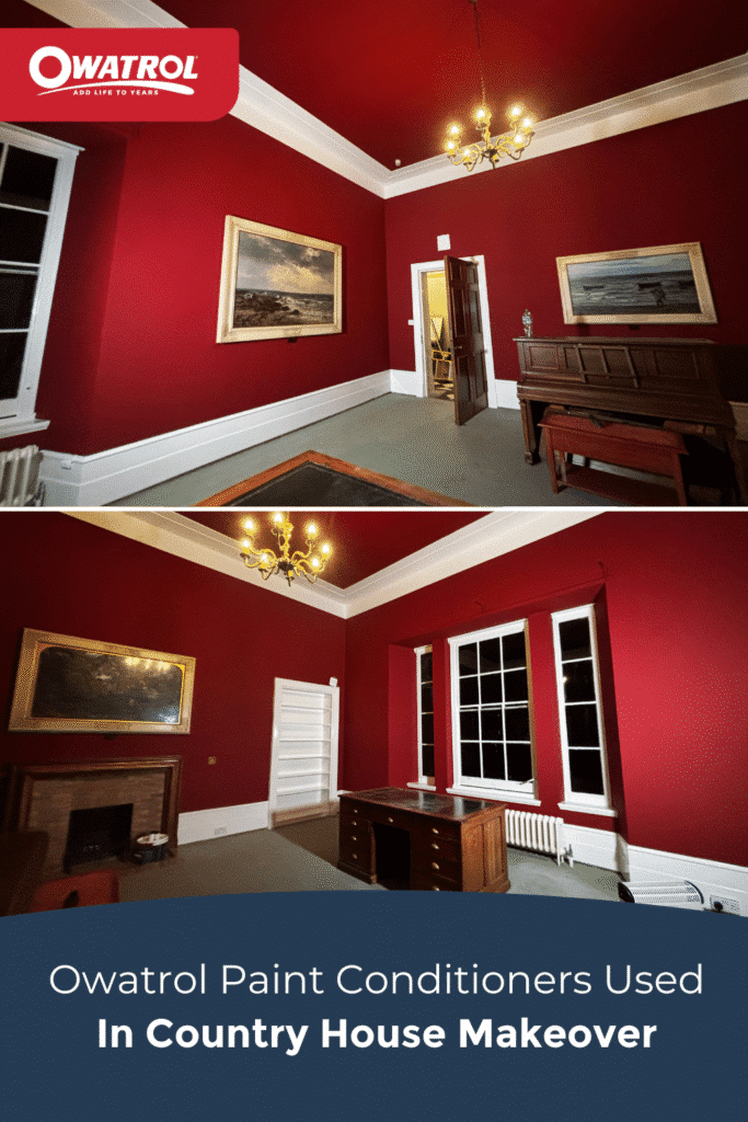 Owatrol paint conditioners used in country house makeover - Pinterest