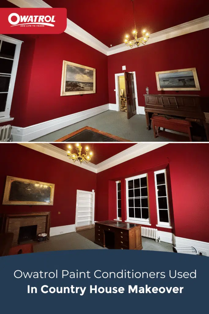 Owatrol paint conditioners used in country house makeover - Pinterest
