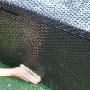 trunk being washed before application of Polytrol