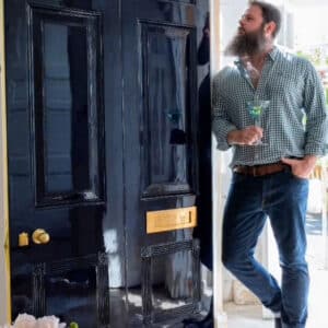 'Man with a Hammer' after application