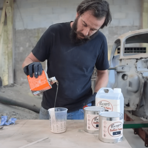 Dom Chinea using Owatrol Oil in paint