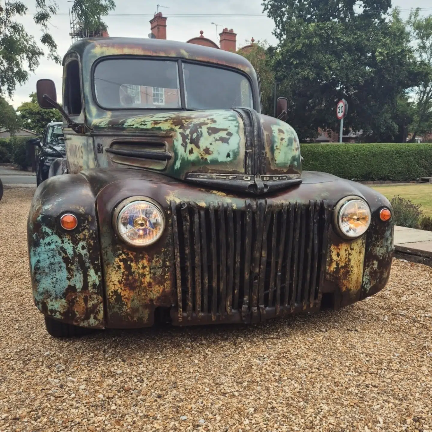 1947 Ford Jailbar finished with Owatrol Oil close up by Dan Hutt